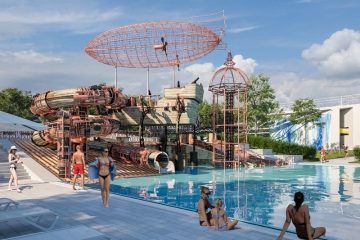 Aquaticum Debrecen Strand látványterv