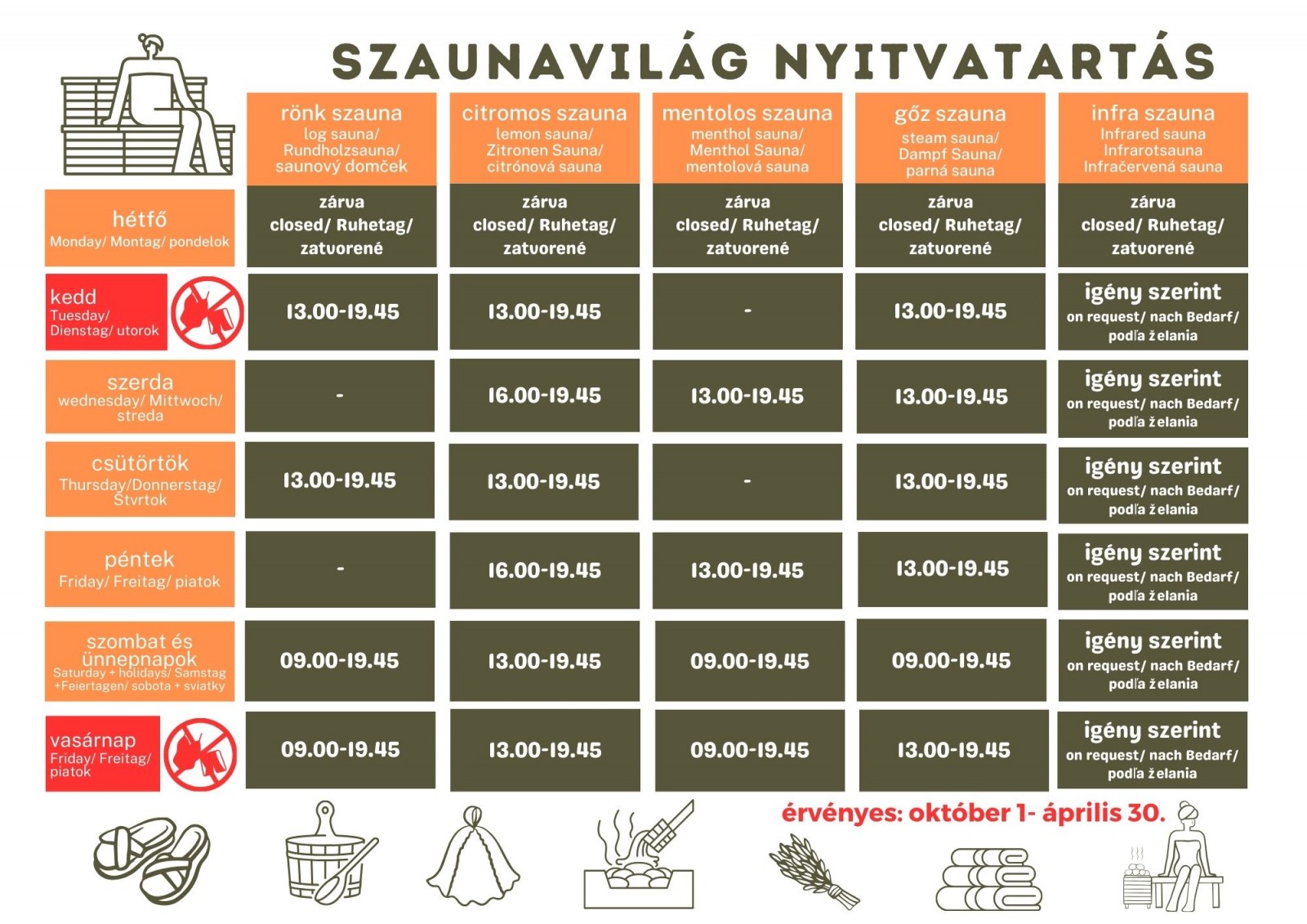 Brigetio Gyógyfürdő Komárom nyitva tartás 2025 b