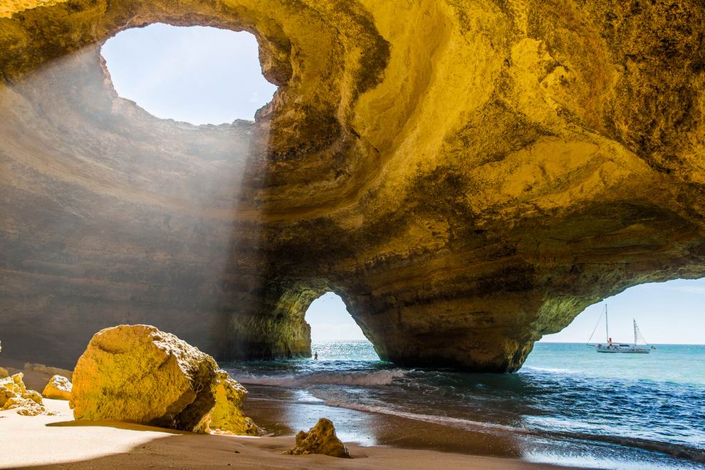 Praia de Benagil Portugáliában