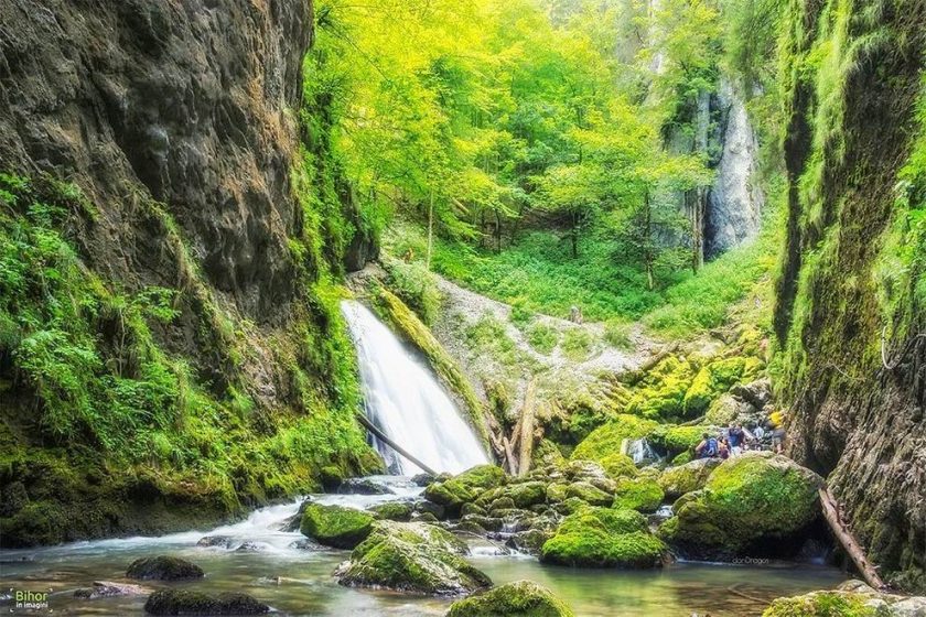Bihar-hegység Galbena vízesés