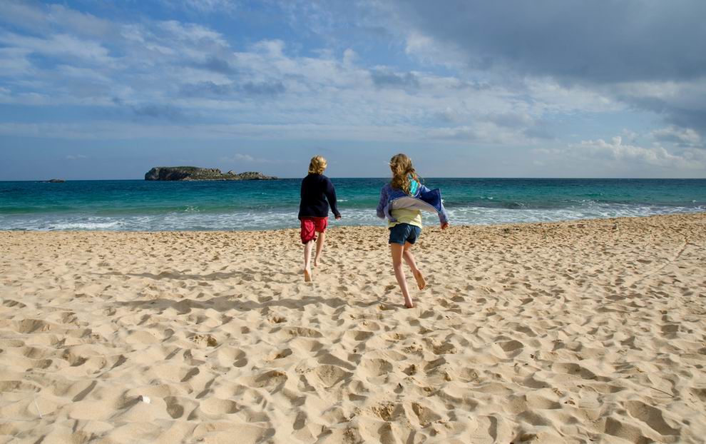 Portugália Algarve strand télen