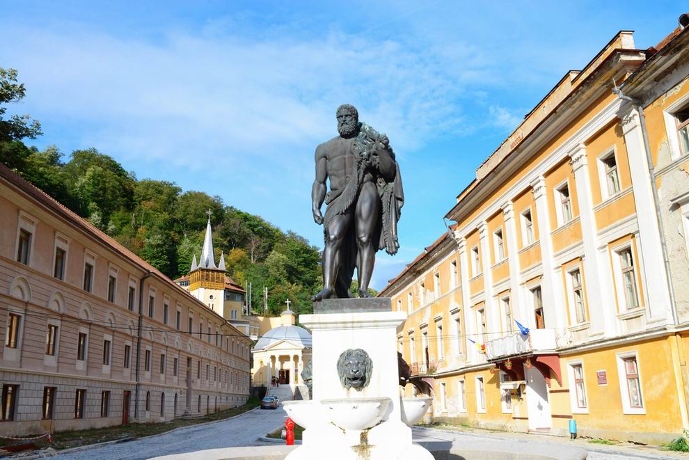 Herkules szobor - Herkulesfürdő