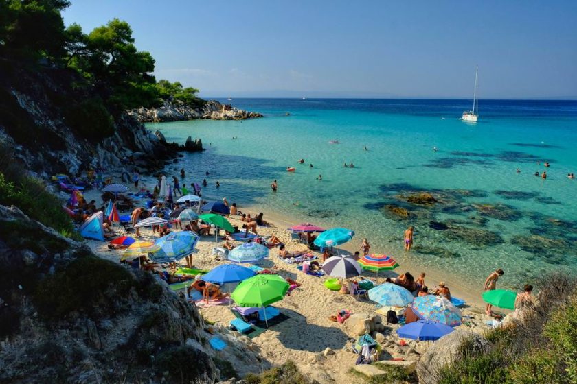 Görögország Chalkidiki strand