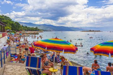 horvátország tenger strand